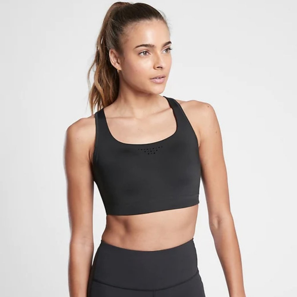 Athleta Phenomena Bra B-DD size 34DD Black